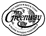 GREENWAY ONE EARTH SAFE & CLEAN PEOPLE WORKING TOGETHER