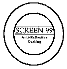 SCREEN 99 ANTI-REFLECTIVE COATING