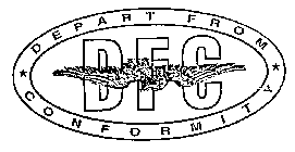DEPART FROM CONFORMITY DFC