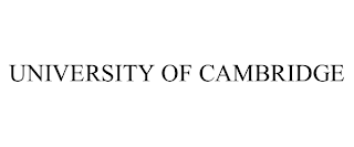 UNIVERSITY OF CAMBRIDGE