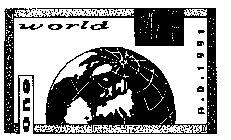 ONE WORLD MAP A.D. 1991