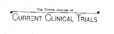 THE ONLINE JOURNAL OF CURRENT CLINICAL TRIALS