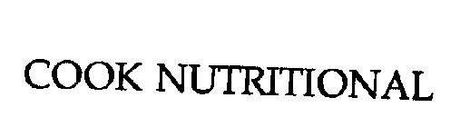 COOK NUTRITIONAL