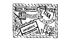 SKIING PASSPORT 38 7 UTAH ADMIT USA UNITED STATES VISITOR PERMITTED TO RE INNSBRUCK IMMIGRATION -3-28 ITAL ??-9-9??