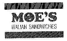 MOE'S ITALIAN SANDWICHES