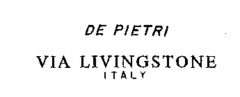 DE PIETRI VIA LIVINGSTONE ITALY