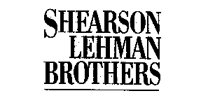 SHEARSON LEHMAN BROTHERS