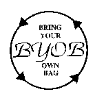 BYOB BRING YOUR OWN BAG