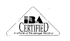 IBA CERTIFIED INSTITUTE OF BEVERAGE ALCOHOL
