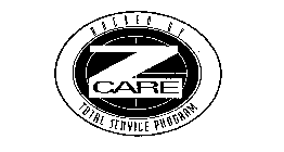 ZCARE BACKED BY TOTAL SERVICE PROGRAM