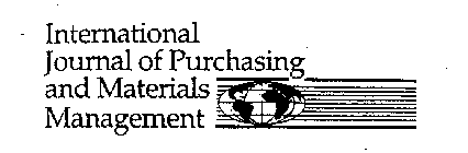 INTERNATIONAL JOURNAL OF PURCHASING ANDMATERIALS MANAGEMENT