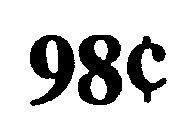 98 (CENT SYMBOL)