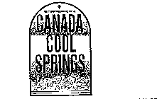 CANADA COOL SPRINGS ROCKY MOUNTAIN MINERAL WATER