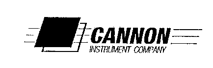 CANNON INSTRUMENT COMPANY