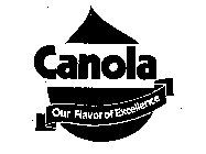 CANOLA OUR FLAVOR OF EXCELLENCE