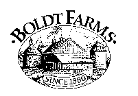 BOLDT FARMS SINCE 1880