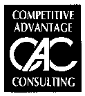 COMPETITIVE ADVANTAGE CAC CONSULTING