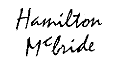 HAMILTON MCBRIDE