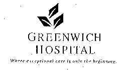 GREENWICH HOSPITAL WHERE EXCEPTIONAL CARE IS ONLY THE BEGINNING.