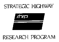 STRATEGIC HIGHWAY RESEARCH PROGRAM SHRP