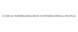 CLINICAL NURSING RESEARCH AN INTERNATIONAL JOURNAL