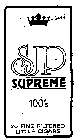 SJP SUPREME 100'S 20 FINE FILTERED LITTLE CIGARS