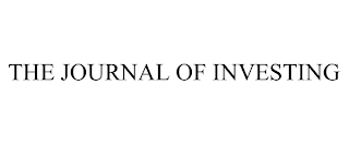 THE JOURNAL OF INVESTING