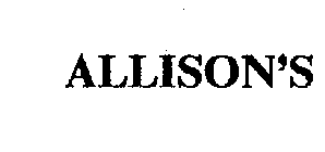 ALLISON'S