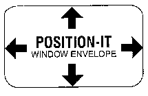 POSITION-IT WINDOW ENVELOPE