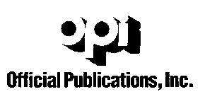 OPI OFFICIAL PUBLICATIONS, INC.