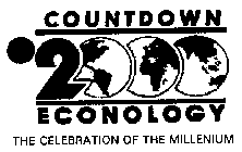 COUNTDOWN 2000 ECONOLOGY THE CELEBRATION OF THE MILLENIUM