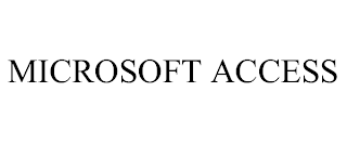 MICROSOFT ACCESS