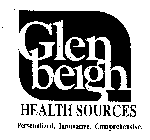 GLENBEIGH HEALTH SOURCES PERSONALIZED. INNOVATIVE. COMPREHENSIVE.
