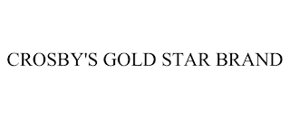CROSBY'S GOLD STAR BRAND