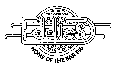 THE ORIGINAL EDDIES HOME OF THE BAR PIE