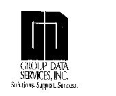 GROUP DATA SERVICES, INC. SOLUTIONS. SUPPORT. SUCCESS.