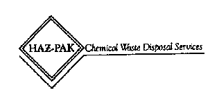 HAZ-PAK CHEMICAL WASTE DISPOSAL SERVICES