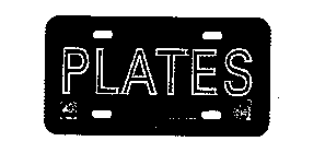 PLATES VEHICLE LICENSING