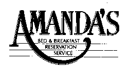 AMANDA'S BED & BREAKFAST RESERVATION SERVICE