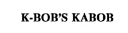 K-BOB'S KABOB