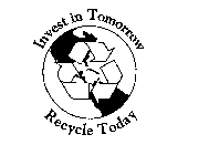 INVEST IN TOMORROW RECYCLE TODAY