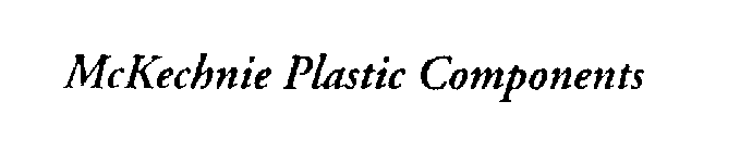 MCKECHNIE PLASTIC COMPONENTS