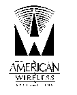W AMERICAN WIRELESS SYSTEMS, INC.