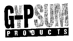 G-P GYPSUM PRODUCTS