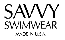 SAVVY SWIMWEAR MADE IN U.S.A.