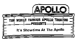 APOLLO THE WORLD FAMOUS APOLLO THEATRE PRESENTS IT'S SHOWTIME AT THE APOLLO