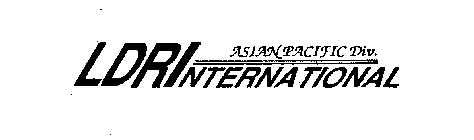 LDR INTERNATIONAL ASIAN PACIFIC DIV.