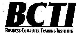 BCTI BUSINESS COMPUTER TRAINING INSTITUTE