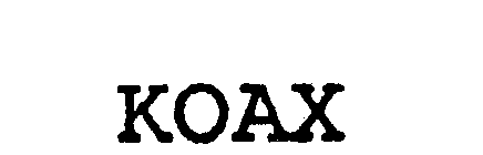 KOAX