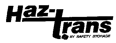 HAZ-TRANS SS BY SAFETY STORAGE
